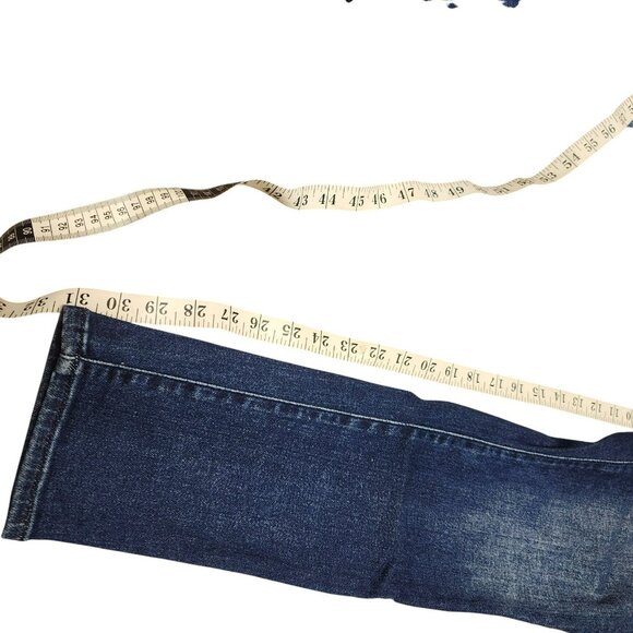 Buckle Black Womens 33x32 Fit no 53 Skinny Jeans Blue Dark Wash Denim Pockets - Picture 15 of 16